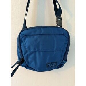 Mystery Ranch Crossbody Bag Blue Adjustable Strap Buckle Closure Hiking Bag